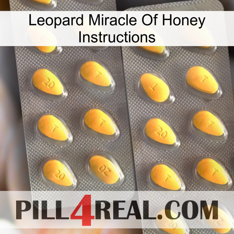 Leopard Miracle Of Honey Instructions cialis2